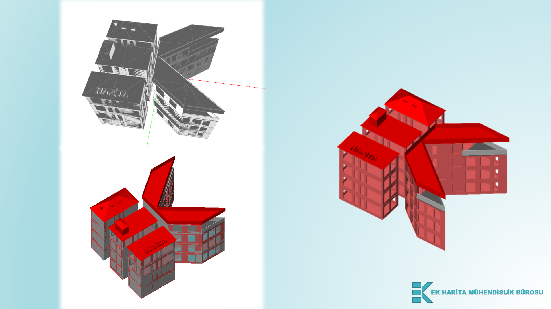 3b Sayısal Yapı Modeli, Üç boyutlu sayısal yapı modeli, 3d sayısal yapı modeli, 3b kadastro